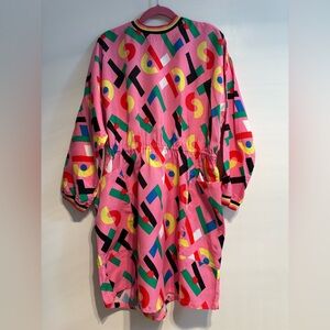 Stella McCartney Girls - Pink Geometric Print Dress